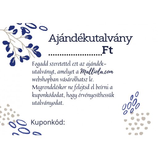Malliola ajándékutalvány              