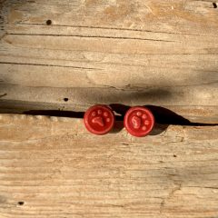 RED PAWS earrings