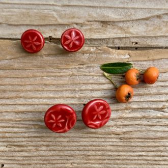 rowan berry earrings