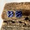 night blue earrings