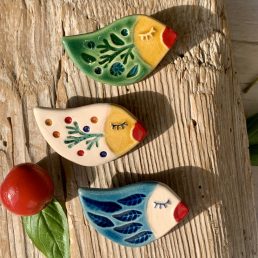 Boldogság madara bross