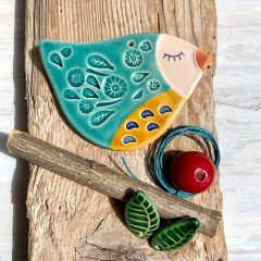 BIRD ON THE WILD APPLE TREE diy package