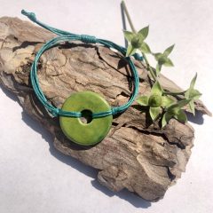 dash of colour green bracelet