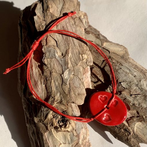 dash of colour red bracelet