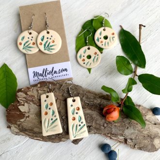 blue velvet earrings