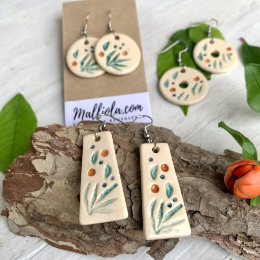 blue velvet earrings