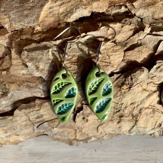 dwarf juniper earrings