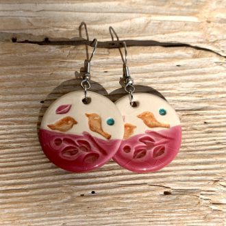 Rózsakert fülbevaló