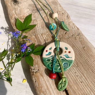 Bimbós tündérkert nyaklánc 