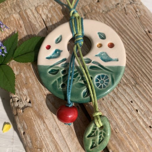 Bimbós tündérkert nyaklánc 