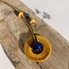 Blueberry lemon necklace