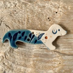 PINE-LEAVED DACHSHUND ORNAMENT